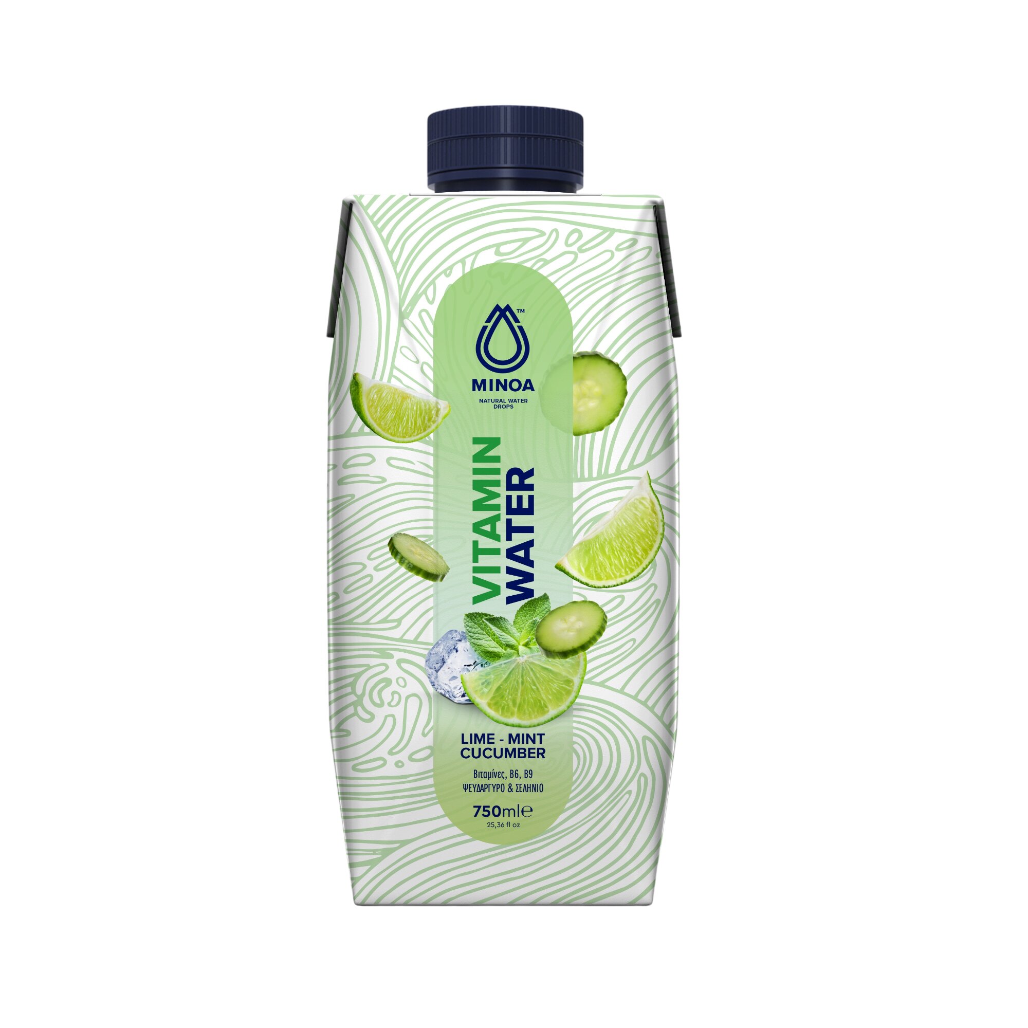 Minoa Vitamin Water Lime Mint Cucumber 750ml